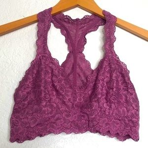 Felina Lace Racerback Bralette M